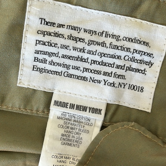 FWK Engineered Garments Rare Green Iridescent Bomber - Picture 6 of 7